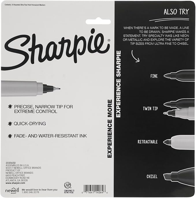 Sharpie Permanent Markers, Ultra Fine Point, Cosmic Color, Limited Edition - Image 8