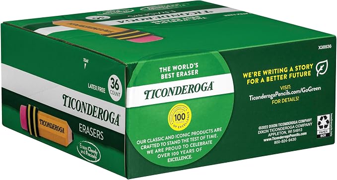 TICONDEROGA Erasers, Pencil Shaped - Image 8