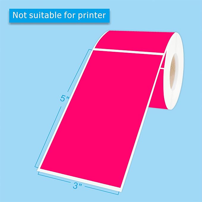 PARLAIM 3 x 5 inch Rectangle Sticker Labels Adhesive Color-Code Stickers - Image 2