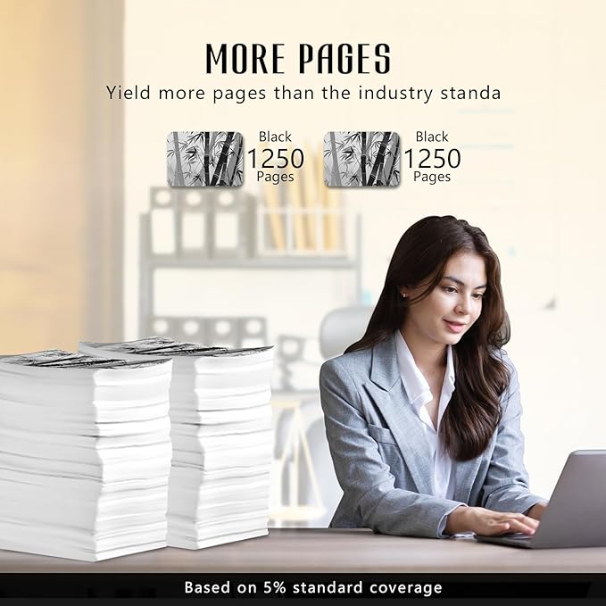 910 XL 910XL Black Ink Cartridges for HP Printers Replacement for HP 910 910XL HP910XL Ink Cartridge Combo Pack for HP 910 Ink for OfficeJet Pro 8020 8025 8028 8035 8030 OfficeJet 8010 8022 8015 8018-DeskLoop Office