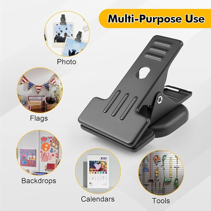 2 Pcs Heavy Duty Magnetic Clips - Image 2