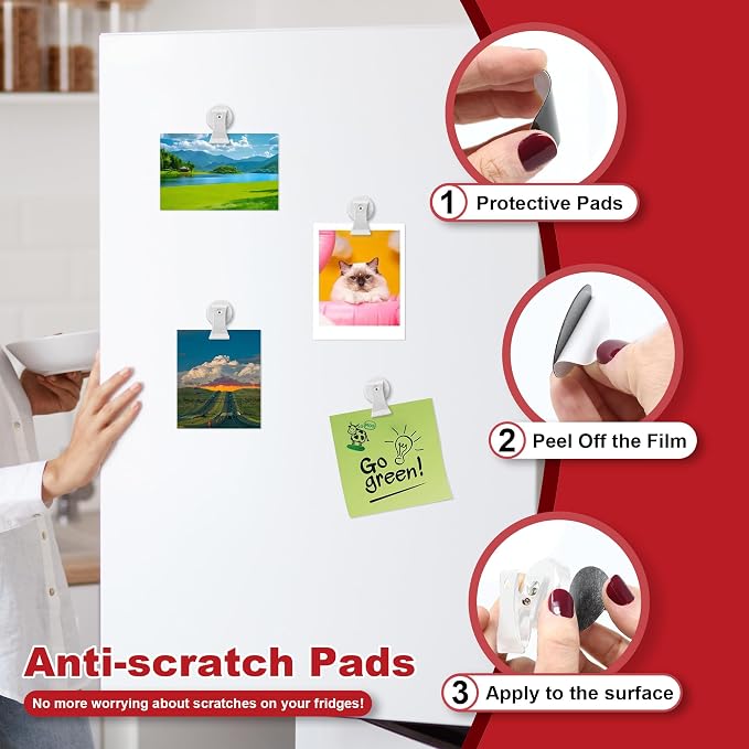 Magnet Clips Heavy Duty 10 Pack | Strong Force Magnetic Clips - Image 4