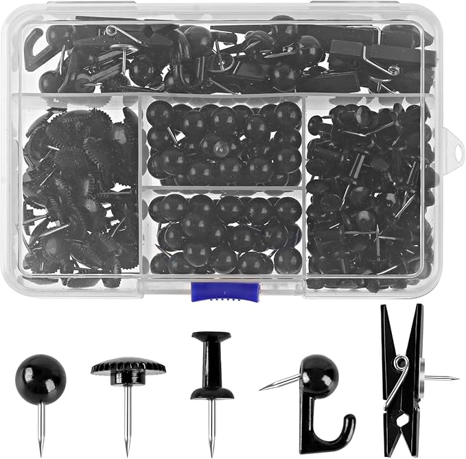 Utron 235 Pcs Push Pins Set, Thumb Tacks, Push Pins by Utron