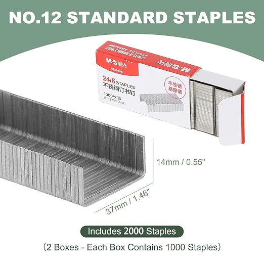 M&G 24/6 Staples for Stapler - Image 2