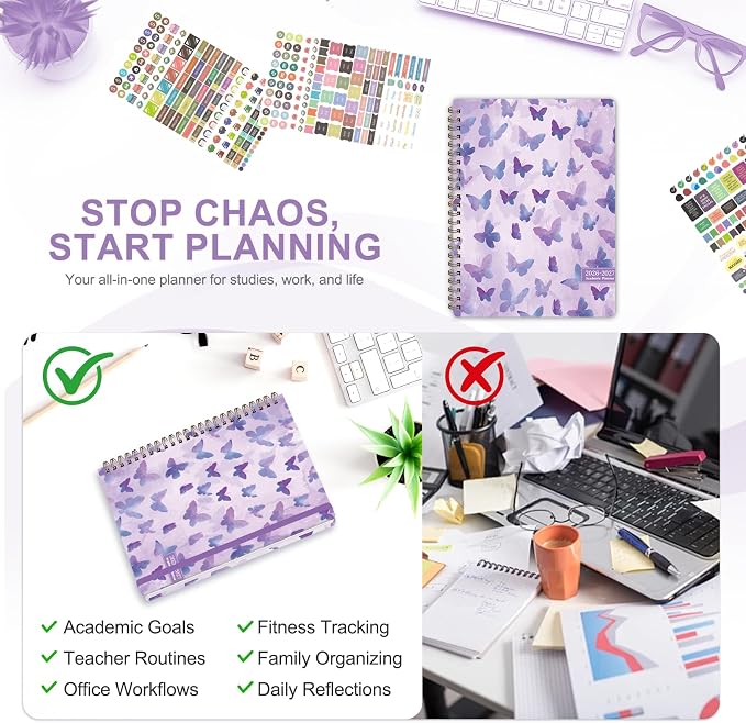 Planner 2026-2027, Weekly and Monthly Academic Year Calendar Planner, July 2026 - Image 6