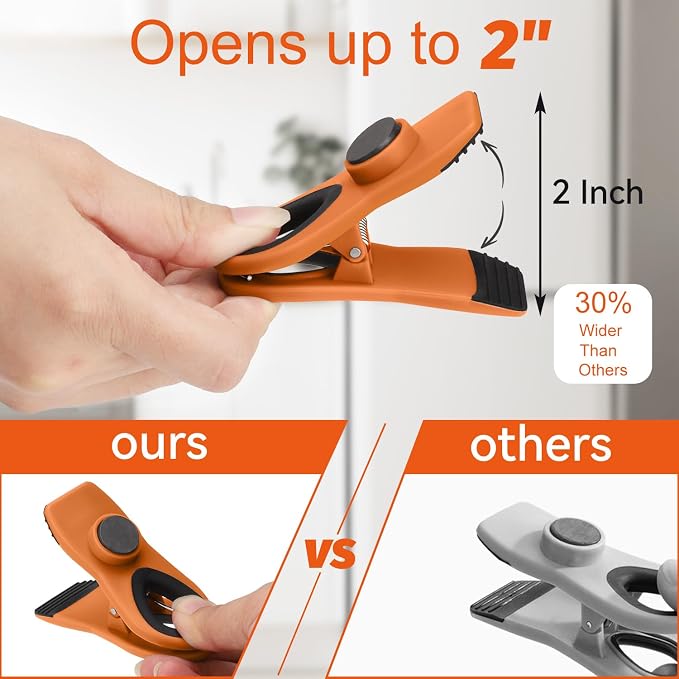 TACGEA Chip Clips, Magnetic Bag Clips - Image 4