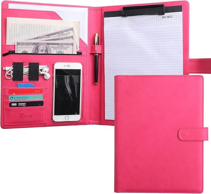 12.8 * 9.6 inch Portfolio Case Business Padfolio, Smart Phone is Usable in by BIYAMI