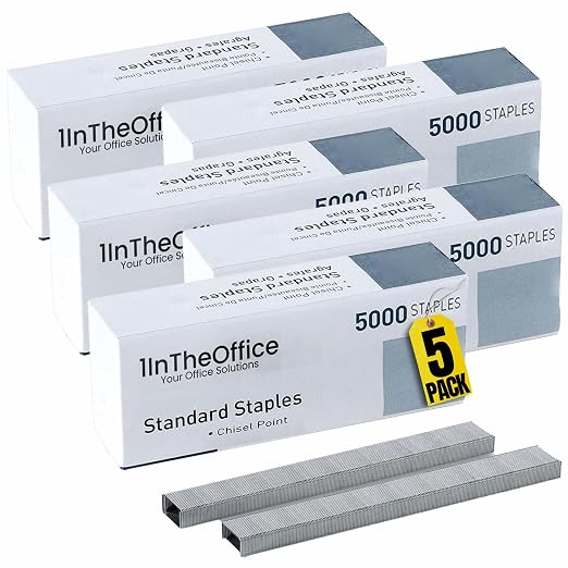 1InTheOffice Standard Staples by 1InTheOffice