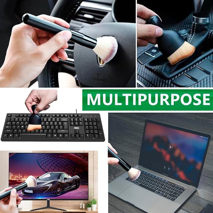 3 Pack Exquisite Microfiber Duster Brushes, Feather Duster, Car Interior - Image 7