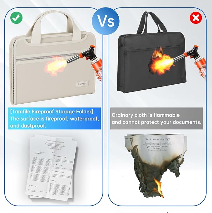 Fireproof Accordion File Organizer - Image 6