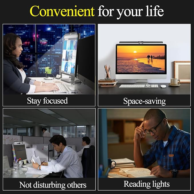 CATPOWER Computer Monitor Light Bar, LED Screen Light Bar - Image 9
