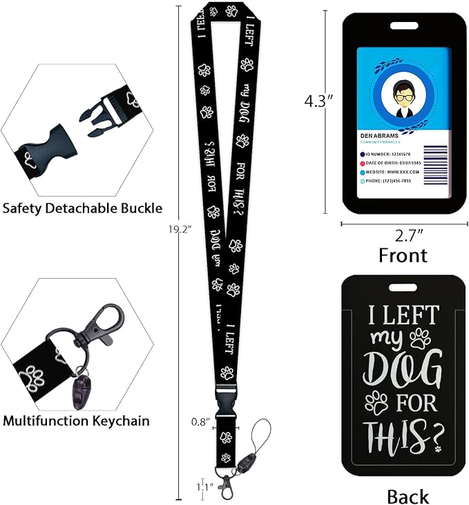 Giancomics Dog Lover ID Badge Holder - Image 4