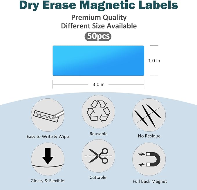 LLPT Dry Erase Magnetic Labels - Image 3