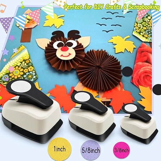 Circle Punch, Circle Hole Punch, Paper Hole Puncher, 1 inch Hole PunchCircle - Image 3