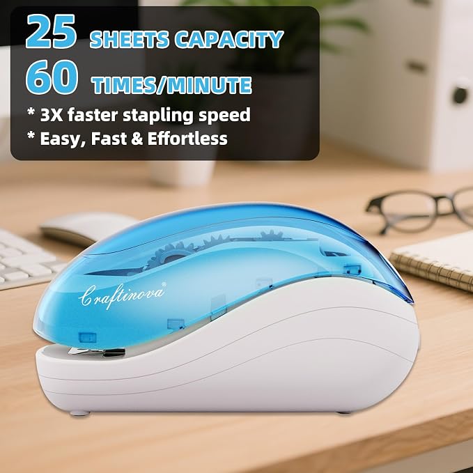 Electric Stapler, Including 2000 Staples and 1 Staple Remover, Suitable - Image 5