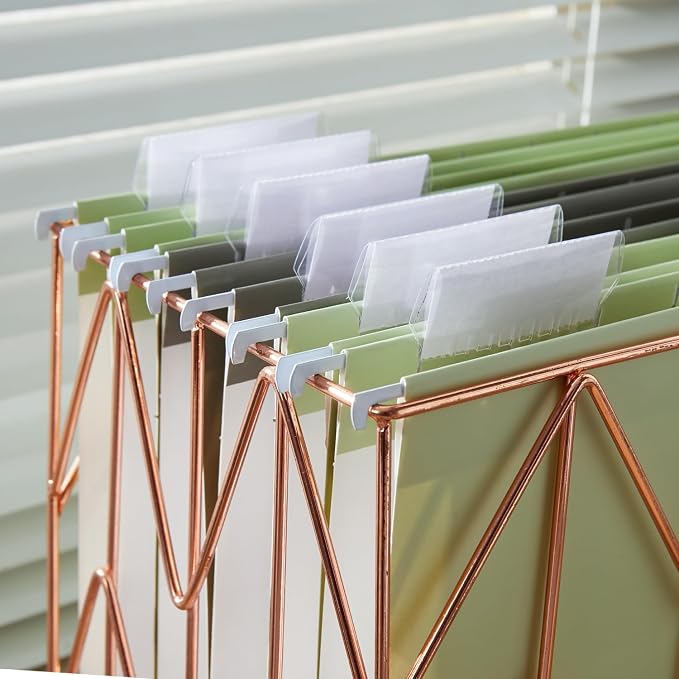 Y YOMA 18 Pack Gradient Hanging File Folders Letter Size Decorative Hanging - Image 7