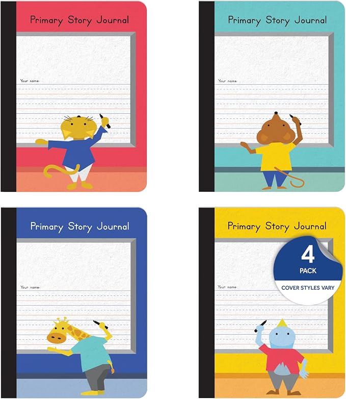 Oxford Primary Composition Notebooks, Kids Handwriting & Drawing Story Journal by Oxford