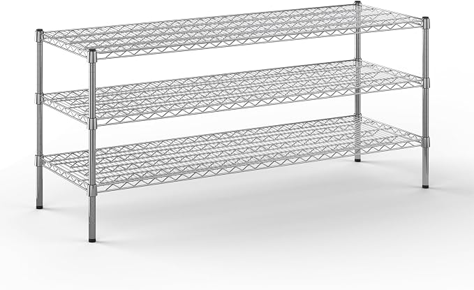 Regal Altair 21" Deep x 60" Wide x 27" Height Wire Shelving Kit | 3-Tier | NSF by Regal+Altair