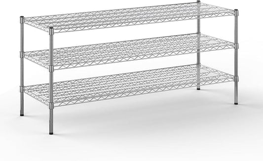 Regal Altair 21" Deep x 60" Wide x 27" Height Wire Shelving Kit | 3-Tier | NSF by Regal+Altair