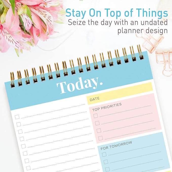 Sweetzer & Orange Daily & Weekly To Do List Notepad – Undated Work Planner & - Image 7