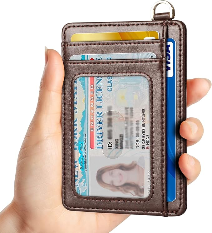 Slim Minimalist Front Pocket Wallet, RFID Blocking Credit Card Holder Wallet - Image 2