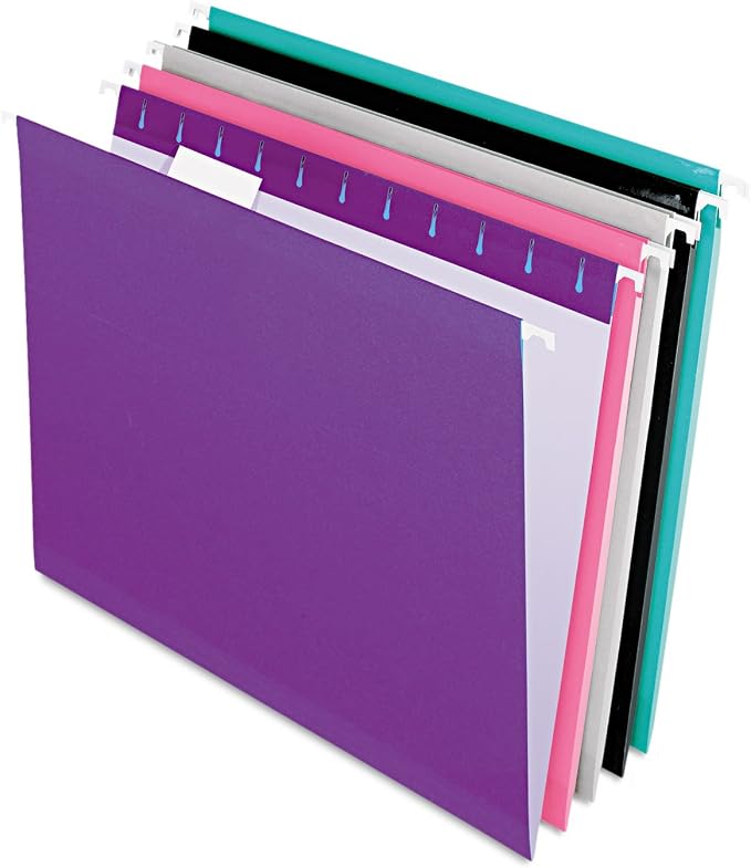 Pendaflex Reinforced Hanging File Folders, Letter Size, 1/5 Cut by TOPSProducts