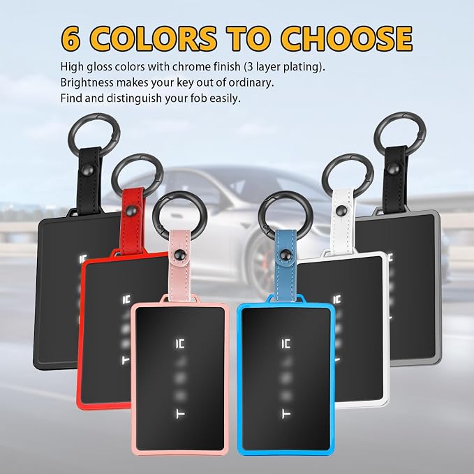 FT FUNTOR for Tesla Transparent Key Card Holder, TPU Card Case Protector - Image 6