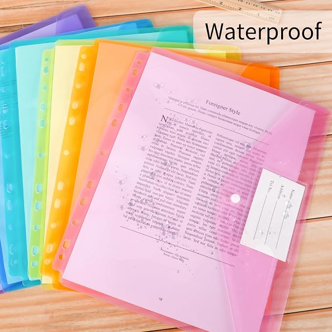 EOOUT 30pcs Binder Sleeves, Binder Pockets - Image 4