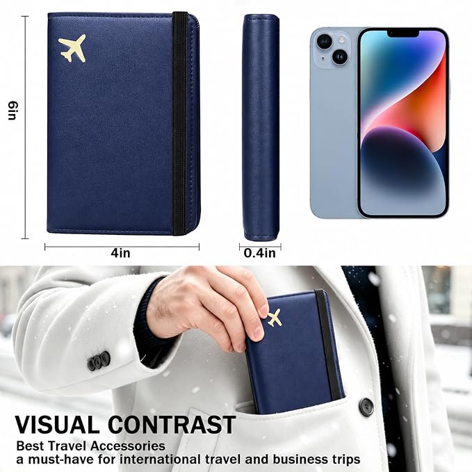ZOPPEN RFID Blocking Passport Holder - Image 7