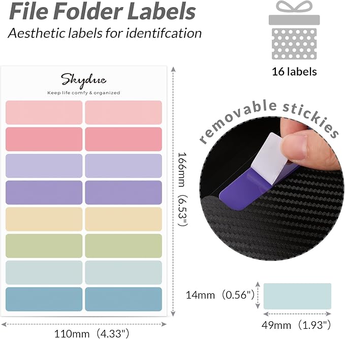 SKYDUE Accordion File Organizer, Expanding File Folder - Image 4