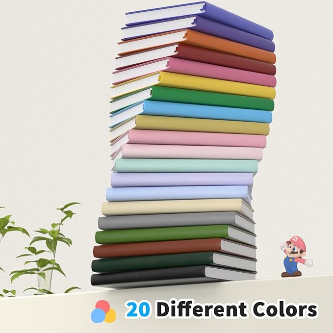 Oucaru Lined Journal Notebook, 16 Pack, 180 Pages, A5 Journals - Image 3