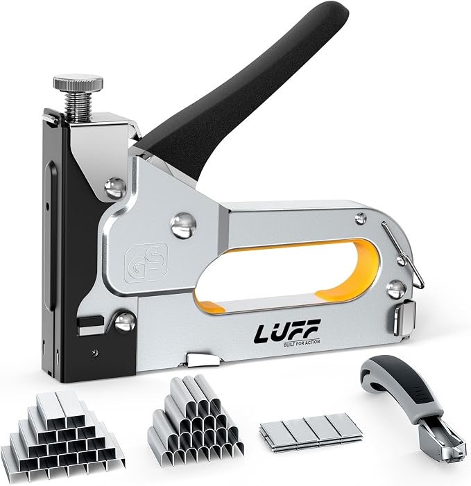 Staple Gun - LUFF 3 in 1 Heavy Duty Stapler Gun by LUFF