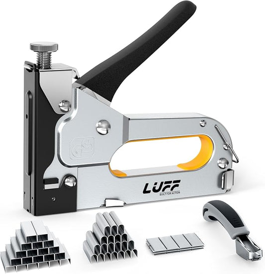 Staple Gun - LUFF 3 in 1 Heavy Duty Stapler Gun by LUFF
