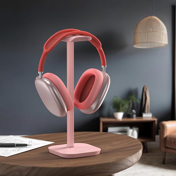 Headphone Stand, Desktop Headset Holder Desk Earphone Stand Aluminum Headset - Image 7