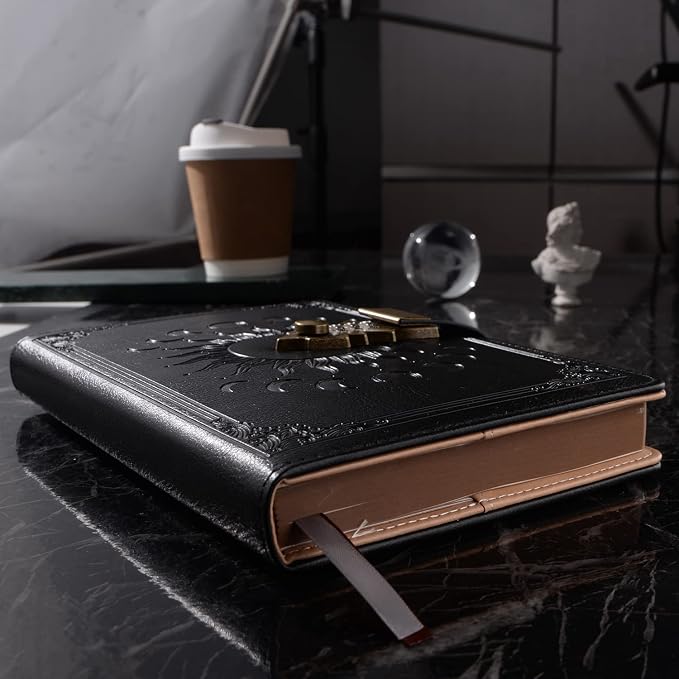 ZXHQ A5 Journal with lock, 120Gsm 224 Pages Lock Diary, Pen Set, Refillable - Image 6