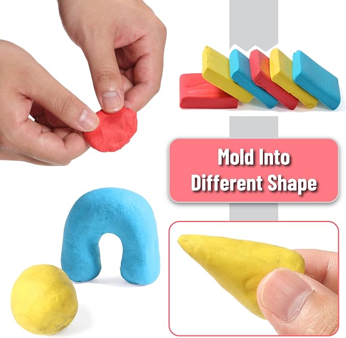 Mr. Pen- Kneaded Eraser Set, 18 Pack | Colorful Moldable Art Erasers - Image 4