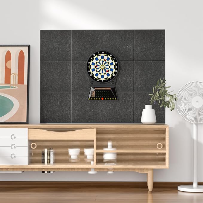 MaxGear Felt Bulletin Board 48" x 36", Dark Gray Felt Wall Tiles Wall Decor | - Image 7
