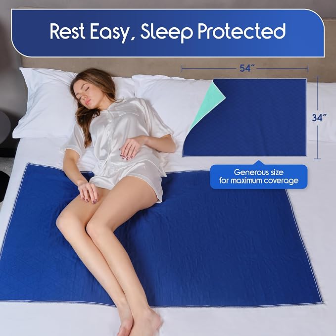 Inspire Waterproof Mattress Protector, Dark Colored to Hide Stains, Extra Large - Image 4