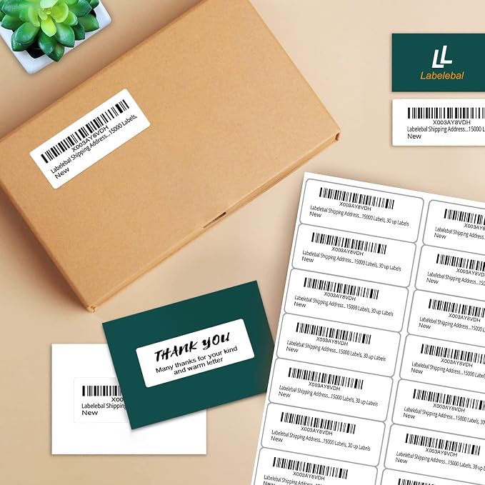 Address Labels - 1" x 2-5/8" Mailing Labels, 30 UP Shipping Sticker - Image 7