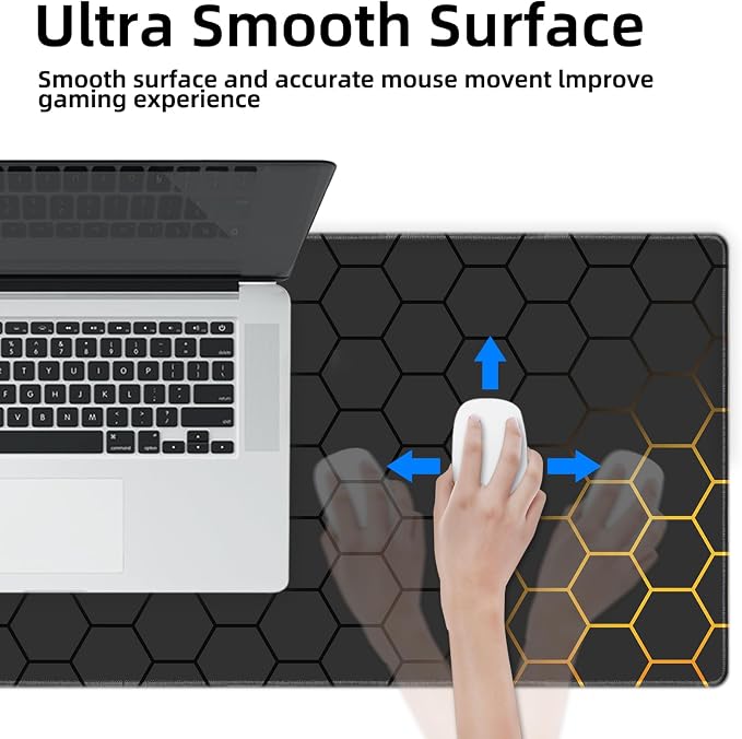 Galdas Mouse Pad for Gaming, XXL XL Large Mouse Mat Long Extended Mousepad Desk - Image 6