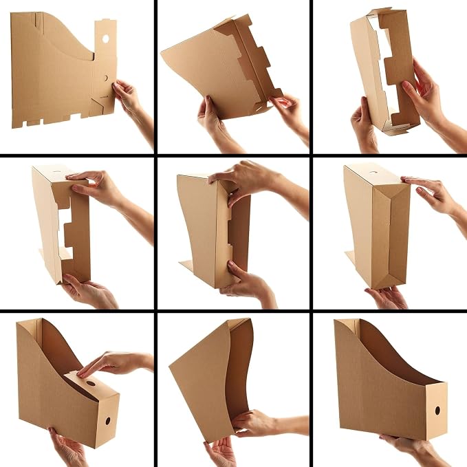 Juvale Corrugated Cardboard Magazine Holder - Image 7