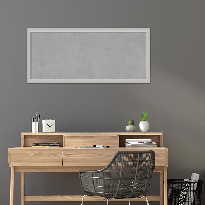 Amanti Art Silver Framed Magnetic Board 23x51 Oversize Vision Board - Image 5