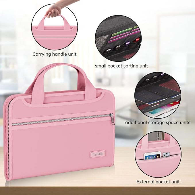 Tamfile Fireproof Accordion File Organizer - Image 5