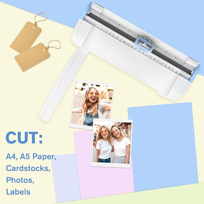 3-in-1 Paper Trimmer with Straight, Scoring & Perforating Blades, Scrapbooking - Image 6