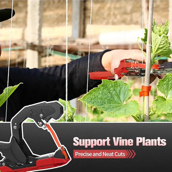 FUNTECK Professional Plant Tying Machine to Bind Tomatoes and Grapes Effortless - Image 2