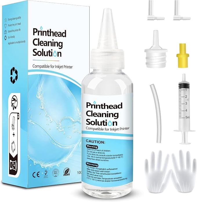 Printhead Cleaning Kits Inkjet Printers, Printer Cleaning Kit by Fosgoit