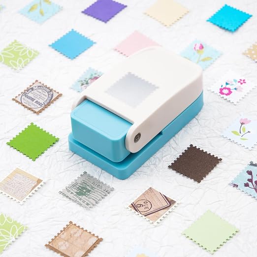 BAOFALI 3Pcs Stamp Puncher, 1X0.8inch &1inch Stamp Punch1 Inch Square Punch - Image 7