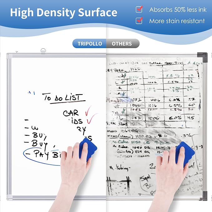 Magnetic Whiteboard Dry Erase, 48 x 36 inch Large White Board - Image 5