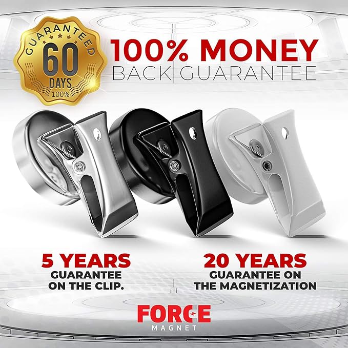Magnetic Clips Heavy Duty 10 Pack | Strong Force Magnet Clips - Image 6