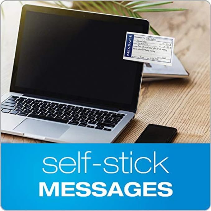 Adams Write 'N Stick Message Pad, Carbonless, 5-1/4" x 11", 200 Sets per Book - Image 2